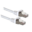 EUROLAN 21S-TA-10WT Коммутационный шнур категории 6A SLIM LINE, U/FTP, LSZH, T568B, белый, 10 м