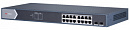 Коммутатор HIKVISION DS-3E1518P-EI 16G 2SFP 16PoE+ 225W управляемый