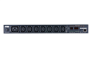 Блок распределения питания ATEN Rack eco PDU, Switched & Metered , 1U, 16A, 230V, Output: (7) C13 & (1) C19, Input: IEC С20 , Power cord 3,0 m