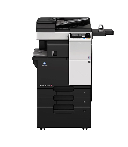 Лазерное многофункциональное устройство Konica Minolta bizhub 227 (МФУ, A3, 22 стр./мин, без крышки и ADF, без тумбы, без картриджей, без кабеля питан