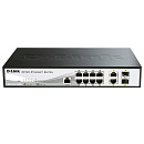 Коммутатор D-Link SMB D-Link DGS-1210-10/ME/B1A 2 уровня с 8 портами 10/100/1000Base-T и 2 портами 1000Base-X SFP
