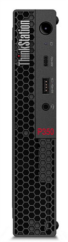 Lenovo ThinkStation P350 Tiny, i7-11700T (4.6G, 8C), 16GB DDR4 3200 SoDIMM, 512GB SSD M.2, NVIDIA T600 4GB, NoWiFi/BT, 170W Adapter, USB KB&Mouse, Win