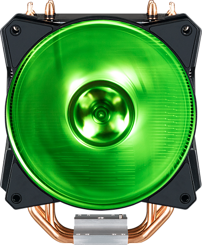 Кулер для процессора/ Cooler Master MasterAir MA410P (150W, 4-pin, 158.5mm, tower, Al/Cu, RGB, fans: 1x120mm/66.7CFM/30dBA/2000rpm, 1200/115X/2066
