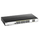 Коммутатор D-Link DGS-3000-28XS/B1A Управляемый коммутатор 2 уровня с 24 портами 1000Base-X SFP и 4 портами 10GBase-X SFP+ (429613) {3}