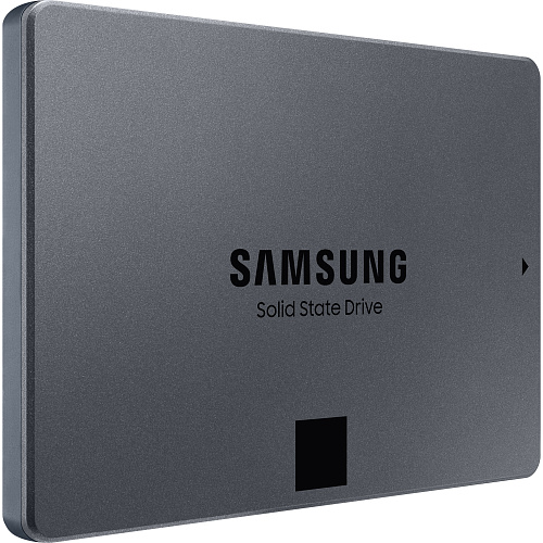 Твердотельные накопители/ Samsung SSD 870 QVO, 1000GB, 2.5" 7mm, SATA3, 4-bit MLC, R/W 560/530MB/s, IOPs 98 000/88 000, TBW 360, DWPD 0.33 (12 мес.)