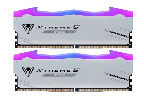 Память DDR5 2x24GB 8000MHz Patriot PVXR548G80C38KM Viper Xtreme 5 RGB RTL Gaming PC5-64000 CL38 DIMM 288-pin 1.45В с радиатором Ret