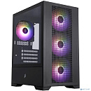 1STPLAYER Go2 ARGB Black / mATX / 4x120mm ARGB fans / Go2-BK-4F7