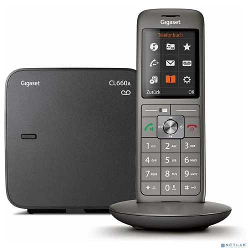 gigaset cl660a радиотелефон anthracite [s30852-h2824-s321]