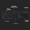 Клавиатура Logitech G413 SE механическая черный USB LED (920-010438)