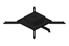 [PR10XL] Универсальное потолочное крепление Wize Pro [PR10XL] для проектора с микрорегулировками, макс.расстояние между крепежными отверстиями 953 мм,