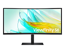 Монитор Samsung 34" ViewFinity S6 S34C650UAI Curved (VA 21:9 3440x1440x100Hz 5ms 350cd 3000:1 178/178 1,07 млрд DP; HDMI; USB-C (90 Вт) USB3.0x3 RJ45