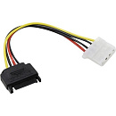 ORIENT Переходник питания C575, SATA 15pin (M) -> Molex 4pin (F) (30575)