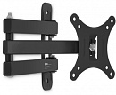 Кронштейн для телевизора Buro FL2 черный 15"-29" макс.12кг настенный поворотно-выдвижной и наклонный
