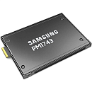 SSD Samsung Enterprise , 2.5"(SFF/U.3), PM1743, 7680GB, NVMe PCIe Gen5 1x4, R14000/W6000Mb/s, IOPS(R4K) 2500K/300K, MTBF 2,5M, 1DWPD/5Y, TBW 14016TB, O