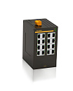 Неуправляемый коммутатор c 16 портами 10/100Base-T(X) (разъем RJ45), два входа питания 18-30 В перем. или 12-48 В пост., рабочая температура от -40