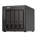 Сетевое хранилище без дисков/ SMB QNAP TS-453E-8G NAS, 4-tray w/o HDD. 2xHDMI-port. 4-core Celeron J6412 2-2.6 GHz, 8GB DDR, 2x2.5Gb LAN, 2 x M.2