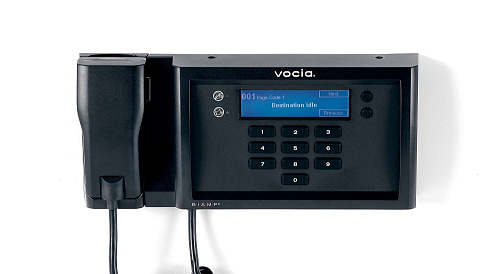 Микрофон BIAMP [VOCIAWS-10] Vocia Wall-mounted Paging Station, 10 buttons with hand-held microphone