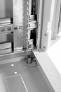Шкаф коммутационный ЦМО (ШТК-Э-42.6.6-33АА) напольный 42U 600x600мм пер.дв.металл металл 2 бок.пан. направл.под закл.гайки 710кг серый 515мм 77кг 180г