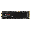 Твердотельные накопители/ Samsung SSD 990 PRO, 2000GB, M.2(22x80mm), NVMe 2.0, PCIe 4.0 x4, V-NAND TLC, R/W 7450/6900MB/s, IOPs 1 400 000/1 550 000,