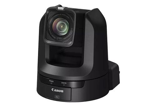PTZ-камера Canon : (CR-N300 Black) 4K UHD, 20-кратный оптический зум, гибридный автофокус ; протоколы для управления и потоковой передачи через IP, че