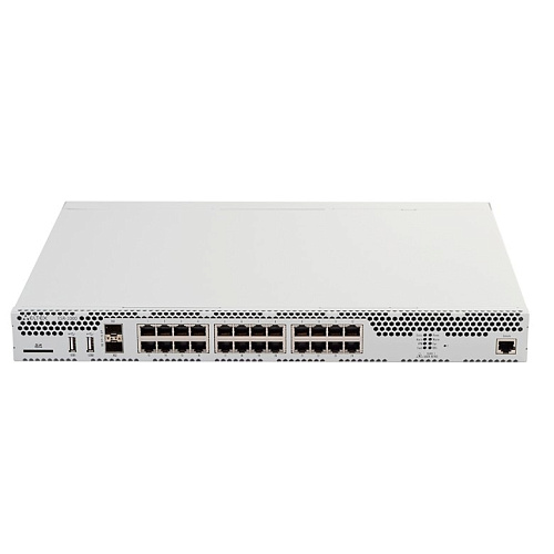 Маршрутизатор Eltex ESR-1000 Сервисный 24х 10/100/1000BASE-T, 2х 10GBASE-R(SFP+), 2x USB 2.0, 1 слот для SD-карт, 4Gb RAM, 1Gb Flash, 2 слота для моду