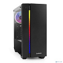 Exegate EX283741RUS Корпус Miditower EVO-9201 Black-RGB light, ATX, <без БП>, с окном, 2*USB+1*USB3.0, HD Audio