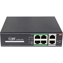 Коммутатор Just JT-H1064WD Неуправляемый 6 портовый PoE в металлическом корпусе.