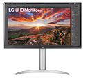 Монитор LG 27" 27UP850K-W, 16:9, IPS, UHD, 5ms, 400cd, 60Hz, HDMI, DP, USB, USB-C, SPK, HAS