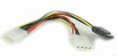 Кабель Premier 6-096-SATA-PSY2 Molex 8981 Molex 8980 SATA 0.15м (пакет)