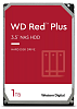 жесткий диск wd western digital hdd sata-iii 8000gb red plus for nas wd80efbx, 7200rpm, 256mb buffer