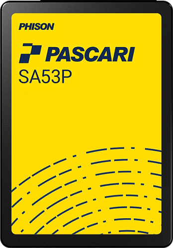 твердотельный накопитель phison ssd sa53p 3840gb sata 2.5" 3d tlc r530/w500mb/s (98/35 kiops) 1dwpd, mtbf 2m hours, ssd enterprise solid state drive,