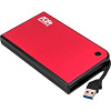 Корпус AGESTAR 3UB2A14 (RED) Внешний для HDD/SSD 3UB2A14 SATA II пластик/алюминий красный 2.5"
