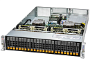 Серверная платформа Supermicro SuperServer 2U 221H-TN24R noCPU(2)4th Gen Xeon Scalable/ TDP350W/ no DIMM(32)/ 24x2,5"/ 2x25Gb/ SFT-DCMS-SINGLE/ 1st co