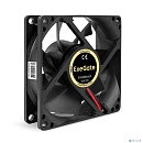 Exegate EX299878RUS Вентилятор 12В DC ExeGate EX08025H2P (80x80x25 мм, Hydraulic bearing (гидродинамический), 2pin, 2200RPM, 22dBA)