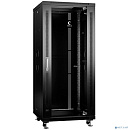 Cabeus SH-05C-27U60/100-BK Шкаф монтажный телекоммуникационный 19" напольный 27U 600x1000x1388mm (ШхГхВ) передняя стеклянная и задняя сплошная металли