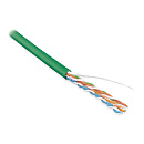 Hyperline UUTP4-C5E-S24-IN-LSZH-GN-100
Кабель витая пара, неэкран. U/UTP, категория 5e, 4 пары (24 AWG), одножильный (solid), LSZH, нг(А)-HF, -20°C –