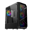 Корпус Xigmatek Lamiya EN40016 ATX, USB3.0x1+USB2.0x2, Front & Left TG, 4PCS X24A Fan, Galaxy II Fan Control Box & Remote (748113)