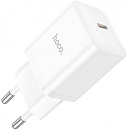 Сетевое зар./устр. Hoco N27 White 20W 3A+2.22A+1.67A (PD+QC+AFC) USB-C универсальное белый