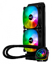 Система водяного охлаждения Aerocool Pulse L240 F Soc-AM4/1151/1200/2066 4-pin 11-32dB Al+Cu 400W 1204gr LED Ret