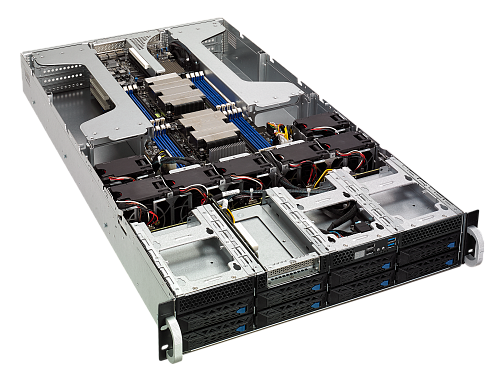 Серверная платформа ASUS Серверная платформа/ ESC4000 G4 GPU Server System, 2U, 8*3.5" HS HDD; 2*Socket P (LGA 3647)up to 150W; Intel® C621 PCH, 16*DDR4 LR/RDIMM,