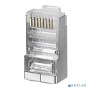 WRline Коннектор RJ-45 под витую пару, категория 5e, экранированный, универсальный (100 шт в упак) (WR-8P8C-5E-SH)