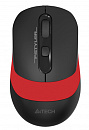 Мышь A4Tech Fstyler FG10 черный/красный оптическая (2000dpi) беспроводная USB (4but)