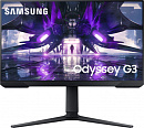 Монитор Samsung 24" Odyssey G3 S24AG300NI черный VA LED 1ms 16:9 HDMI матовая HAS Pivot 3000:1 250cd 178гр/178гр 1920x1080 DisplayPort FHD 4.1кг