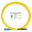 Cabeus FOP(s)-9-SC-ST-3m Шнур оптический simplex SC-ST 9/125 sm 3м LSZH