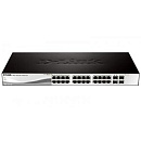 Коммутатор D-Link SMB D-Link DGS-1210-28P/F1A PROJ Настраиваемый L2 с 24 портами 10/100/1000Base-T и 4 комбо-портами 100/1000Base-T/SFP (24 порта PoE 802.3af/at,
