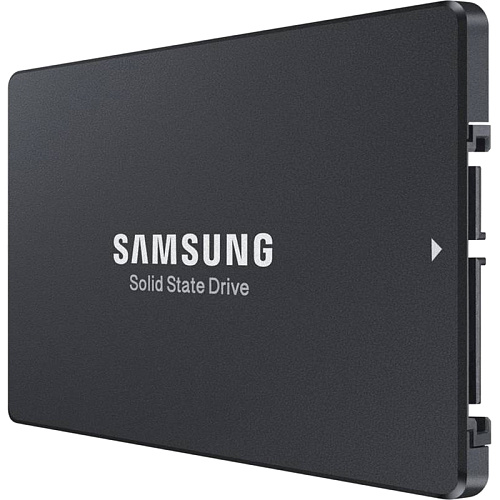 Накопитель Samsung Semiconductor Твердотельный накопитель/ Samsung SSD SM883, 480GB, 2.5" 7mm, SATA3, MLC, R/W 540/520MB/s, IOPs 97 000/27 000, TBW 2628, DWPD 3 (12 мес.)