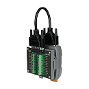 Ethernet-модуль с 10 каналами ввода с термопары, 6 каналами дискретного вывода (в комплект поставки входит дочерняя плата DN-1823, кабель CA-2525015D