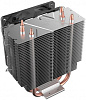 Устройство охлаждения(кулер) Deepcool Gammaxx 300 Fury Soc-AM5/AM4/1151/1200/1700 черный 4-pin 18-21dB Al+Cu 130W 435gr Ret (DP-MCH3-GMX300F)