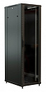 Шкаф серверный WRline (WR-TT-2261-AS-RAL9004) напольный 22U 600x1000мм пер.дв.стекл задн.дв.стал.лист 2 бок.пан. 800кг черный 910мм 81.7кг 1166мм IP20