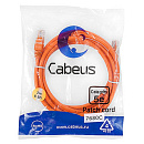 Патч-корд Cabeus PC-UTP-RJ45-Cat.5e-2m-OR Патч-корд U/UTP, категория 5е, 2xRJ45/8p8c, неэкранированный, оранжевый, PVC, 2м